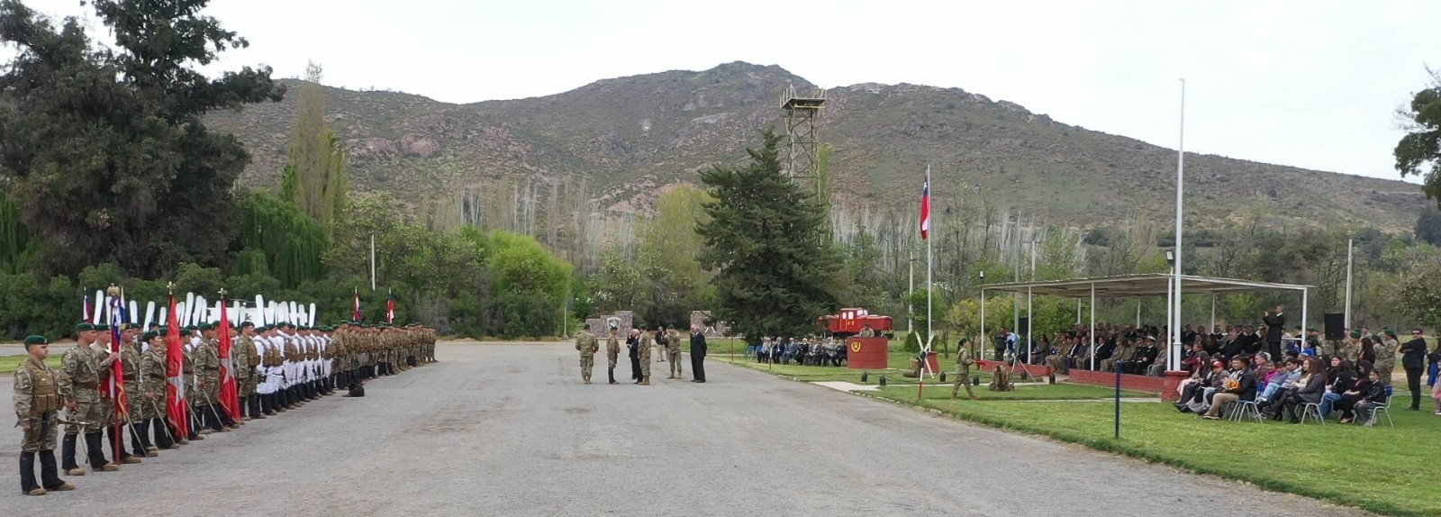 Masonería de la Jurisdicción de Aconcagua participa en Ceremonia Destacamento de Montaña N°3 Yungay